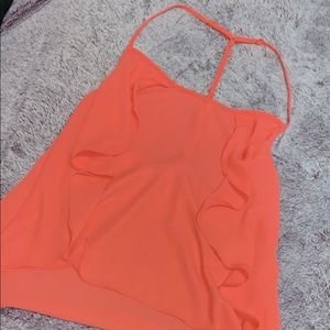 Flowy cami peach shirt